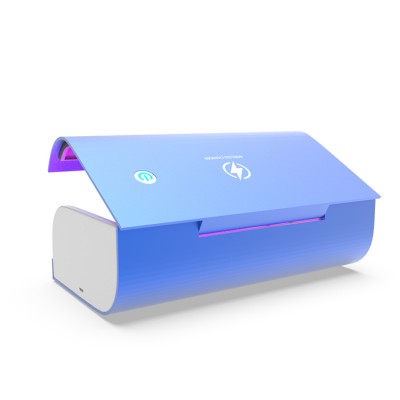 big size electric toothbrush smartphone wireless charging disinfection ultraviolet led lamp uvc sterilization box