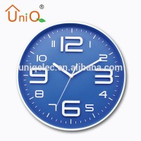 Blue digital led wall clock