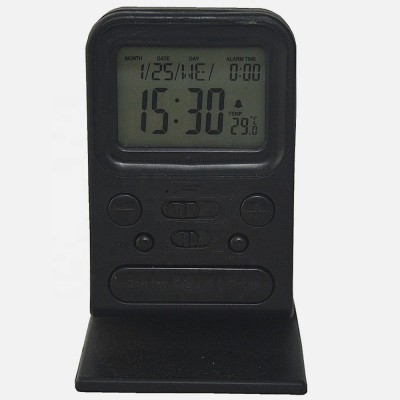 LCD Travel Calendars Temperature Alarm Clock