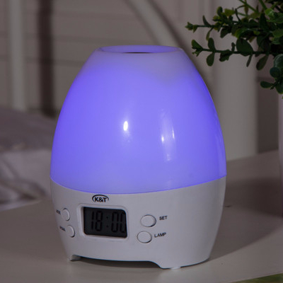 Multi color changing kids clock aroma diffuser